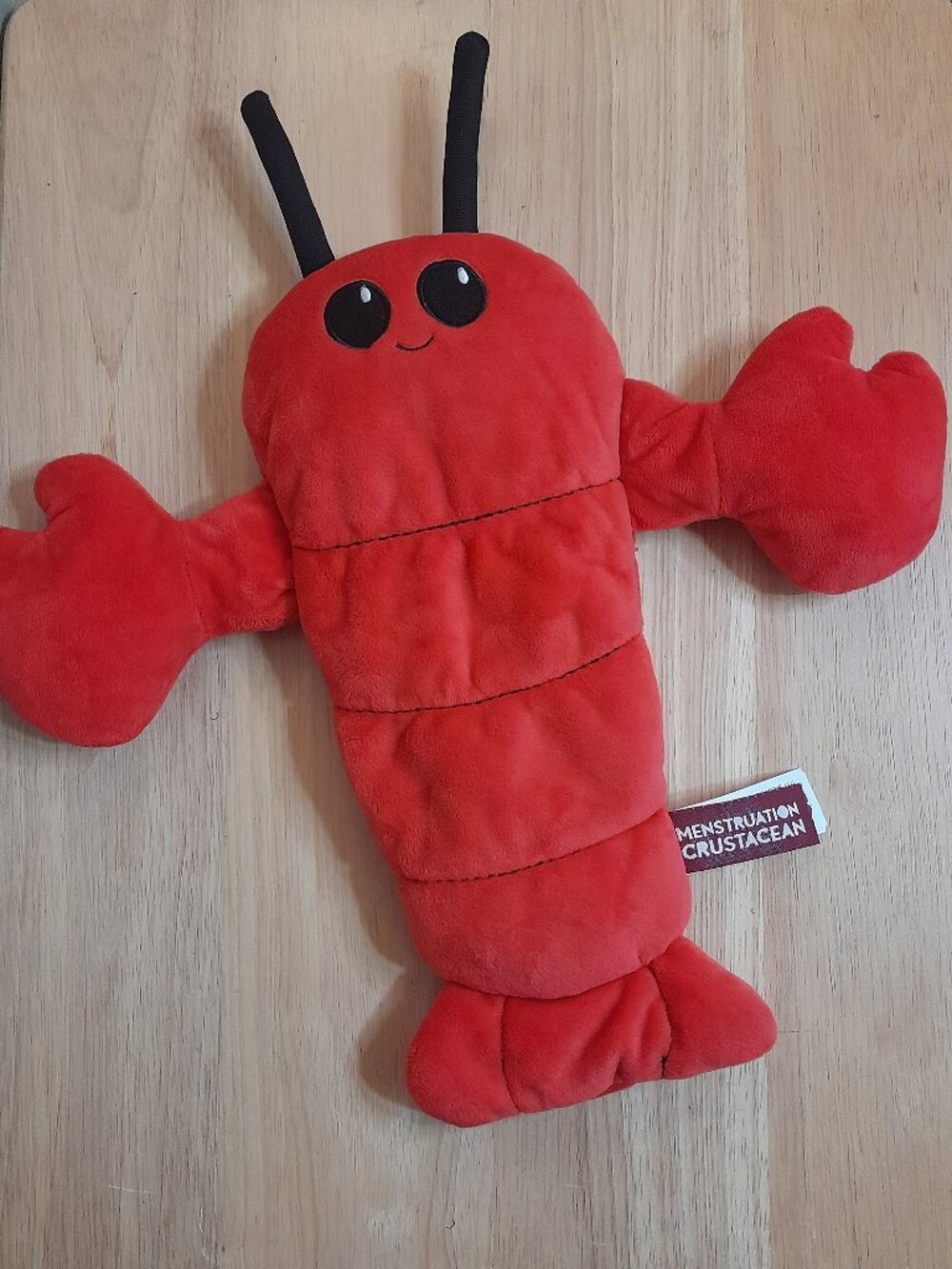 Menstruation Crustacean Lobster Microwavable Heating Pad
